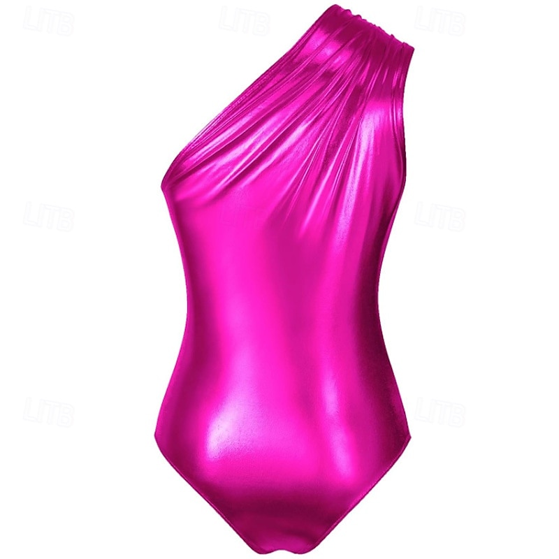 Retro Vintage 1980er Rave One Piece Bodysuits Disco Kostüm Damen Halloween Karneval Musikfestival Pride Parade Pride-Monat Erwachsene Trikot / Einteiler Sommer 2025 - $25.99 –P9