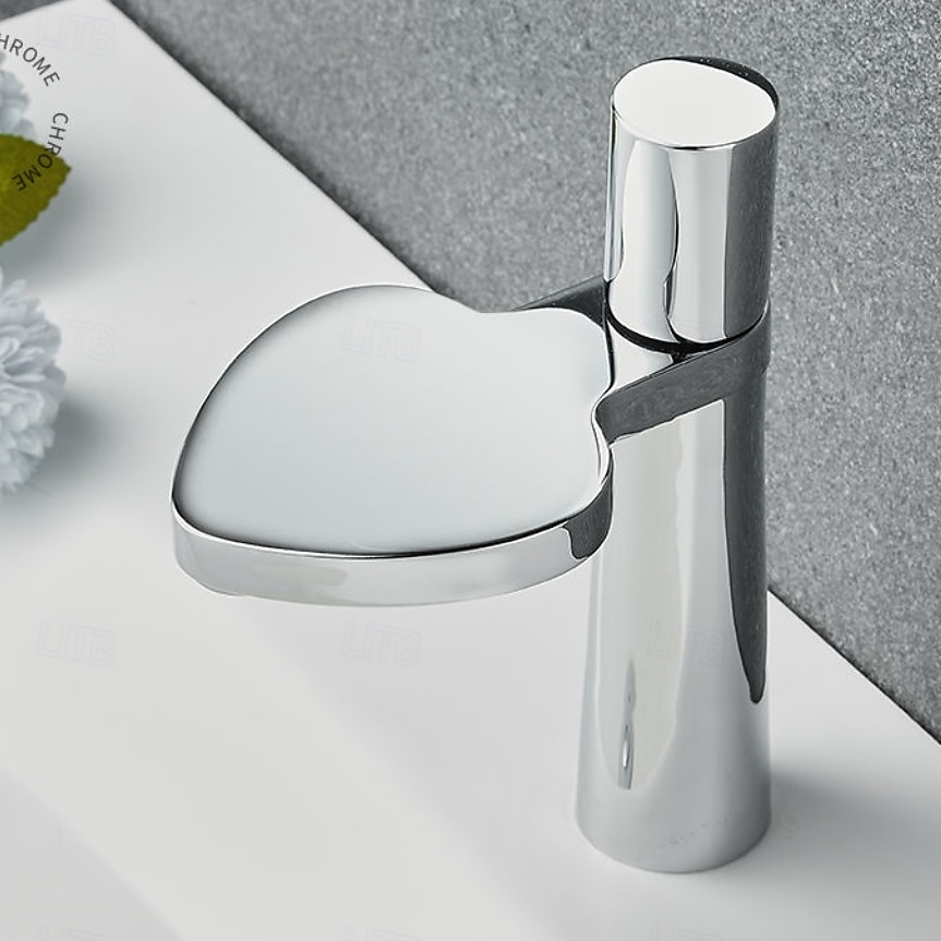 Robinet de lavabo - Cascade Électroplaqué Ensemble central Poignée unique à un trouBath Taps de 2025 ? $133.23 –P6