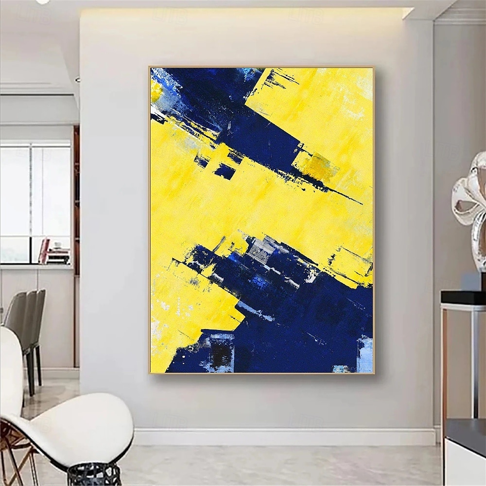 pintura a óleo amarela abstrata pintura a óleo feita à mão abstrata vórtice dourado pintura a óleo abstrata com textura artesanal pintada à mão impasto colisão pronta para galeria moldura flutuante de 2025 por $75.99 –P1