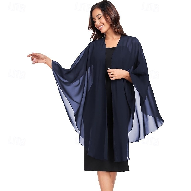 Șaluri și șaluri pentru femei pentru rochie de seară, eșarfă din șifon, eșarfă elegantă și moale din pashmina, eșarfă de mireasă pentru nuntă 2025 - $59.99 –P10
