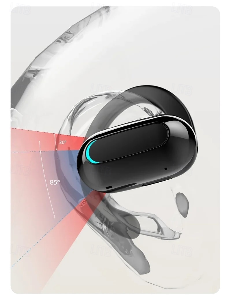 2025年 M-F9 Bluetooth 5.3 ワイヤレスイヤーフックイヤフォン – オープンイヤーTWSヘッドフォン ENCノイズキャンセリング 低遅延ゲーミング IOS  Android用  コレクション – $22.99 –P8