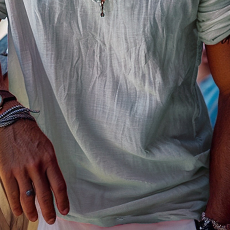 Ανδρικά Μπλουζάκι Κοντομάνικα Κοντομάνικο μπλουζάκι Μπλουζάκι μπλουζάκι Κοντομάνικο Λαιμόκοψη V Καλοκαίρι Σκέτο Μοντέρνα Υψηλής Ποιότητας Βασικό Κλασσικό Διακοπές Δρόμος Εξόδου 2026 - $19.99 –P3