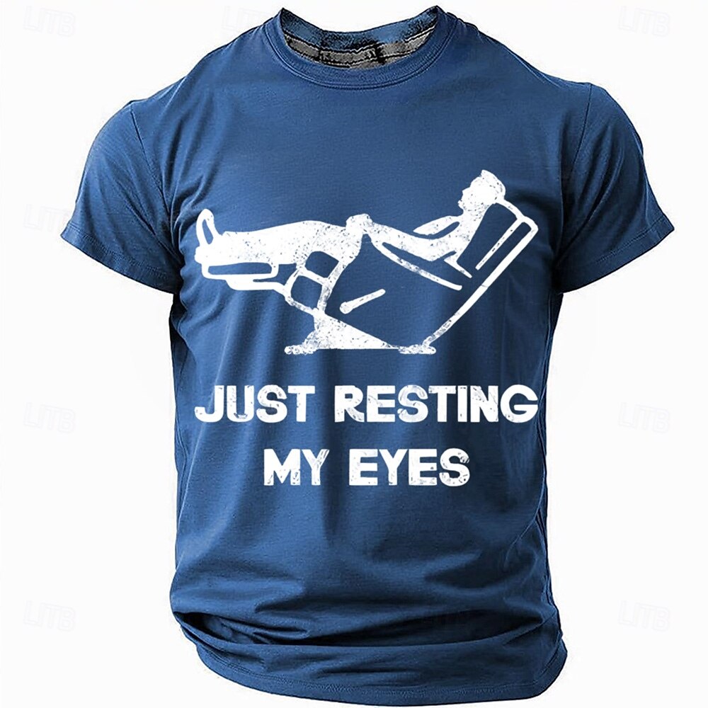 Herren Im Ruhestand T Shirt Kurzarm T-Shirt 3D-Druck Rundhalsausschnitt Hemd Mode Täglich Basic Straße Lässig Täglich Schwarz Rote Blau Sommer Frühling Bekleidung S M L XL XXL XXXL 2025 - $17.99 –P2