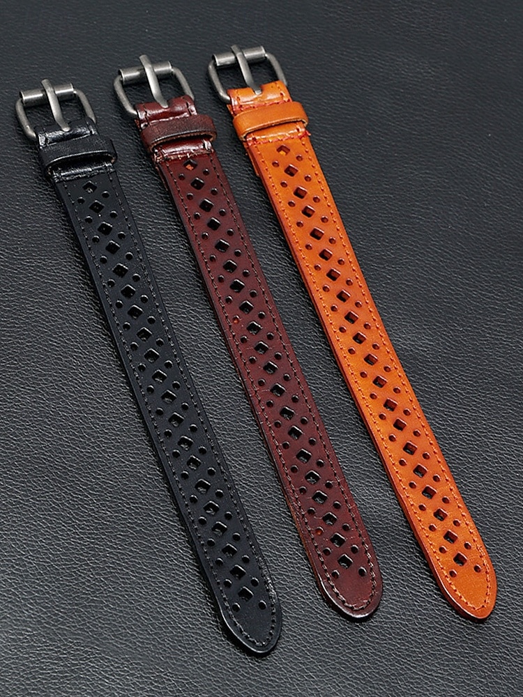 Pulsera hueca de cuero genuino bohemio para hombre: brazalete ajustable vintage para uso casual, de negocios y festivo. 2025 - $11.99 –P3