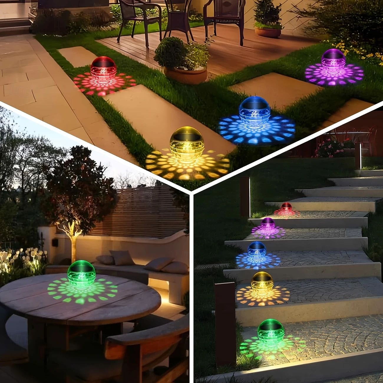 2 Pcs Underwater Lights Floating Pool Light Solar LED Color Changing Light IP67 Waterproof  for Outdoor Hot Spring Ponds Gardens and Hot Tub Fountain Lights at SPA Parties 2025 - $21.99 –P9