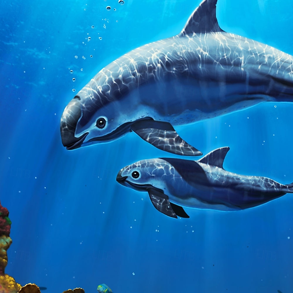 vaquita by vincent hie męska koszula z nadrukiem zwierzęcym wieloryb zapinana na guziki z krótkim rękawem designerska koszula limitowana edycja artystyczna 2025 - $23.99 –P2
