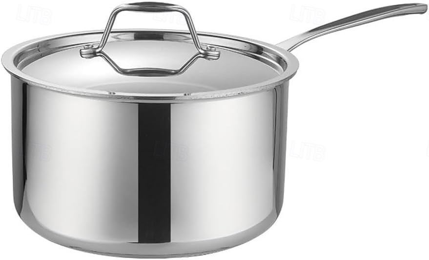 marmite à lait épaissie, marmite à trois couches en acier, corps de marmite extra épais intégré, marmite à poignée unique, marmite à soupe pour ragoût, marmite à soupe de 2025 ? $52.99 –P6