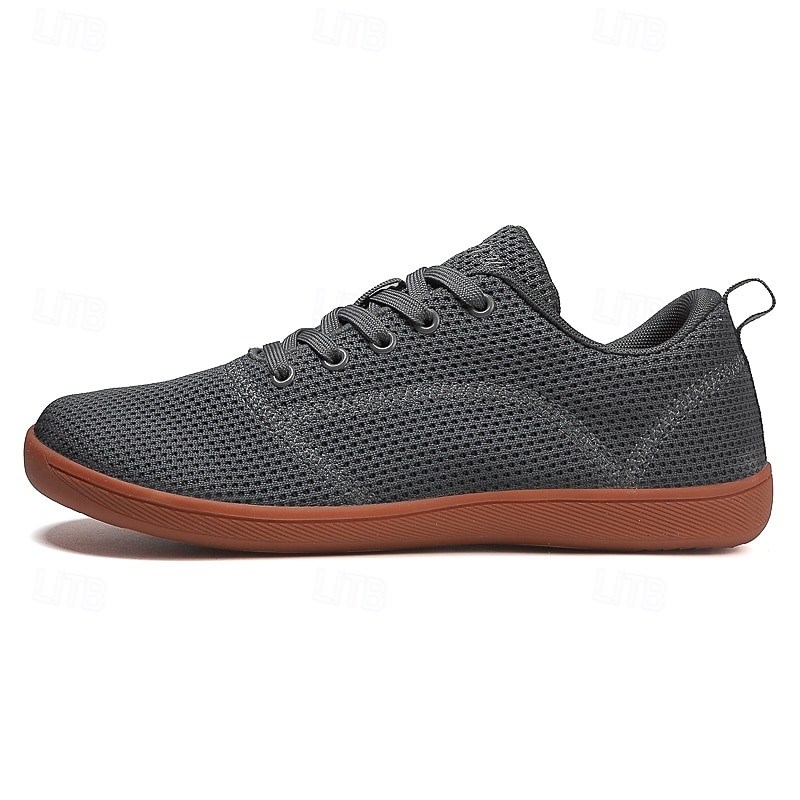 Men's White Knit Sneakers with Bright Orange Sole – Breathable Casual Shoes for Running, Outdoor Activities and Urban Style 2025 - $34.99 –P3