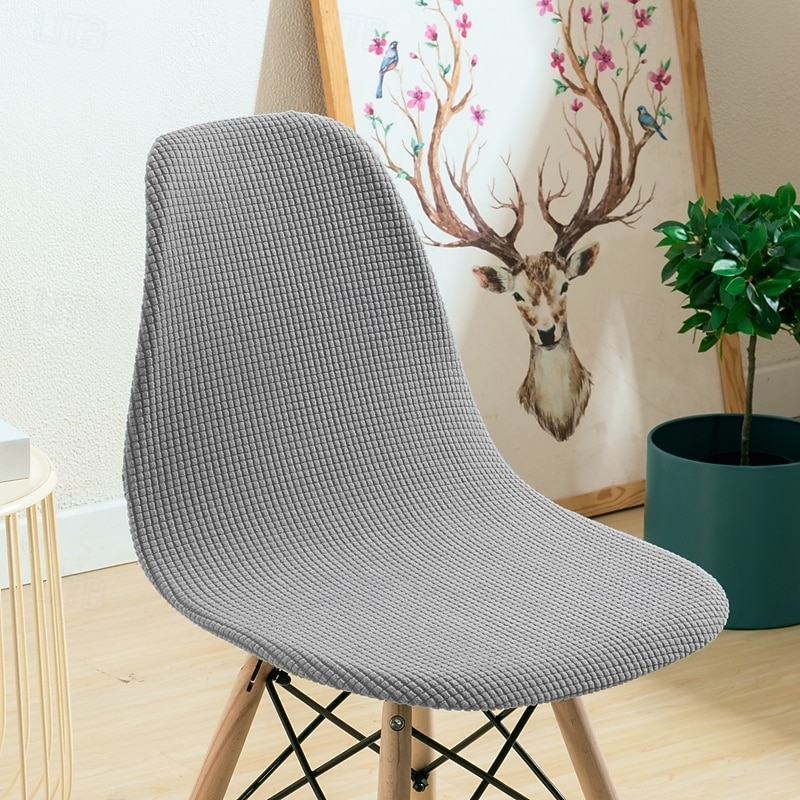 överdrag till matsalstolar i modern stil, skalstolsöverdrag för hemmet, stolsöverdrag i polarfleece, stretchöverdrag, sitsöverdrag 2025 - $8.49 –P15