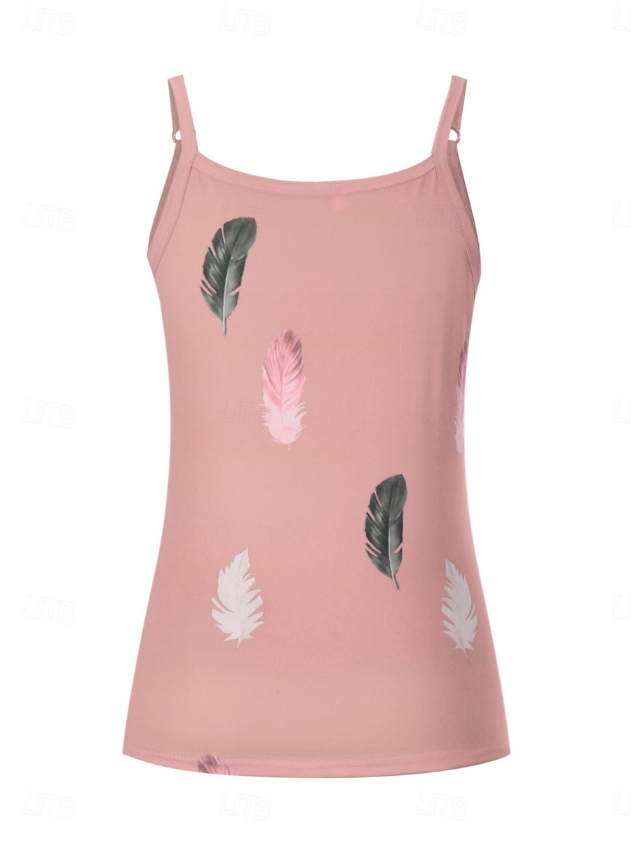 Damen Camisole-Tanktop Feder Täglich Lässig Ärmellos Träger Normale Oberteile Täglich Rückenfrei Druck Weiß Rosa Rote Blau Purpur Sommer 2025 - $17.99 –P4