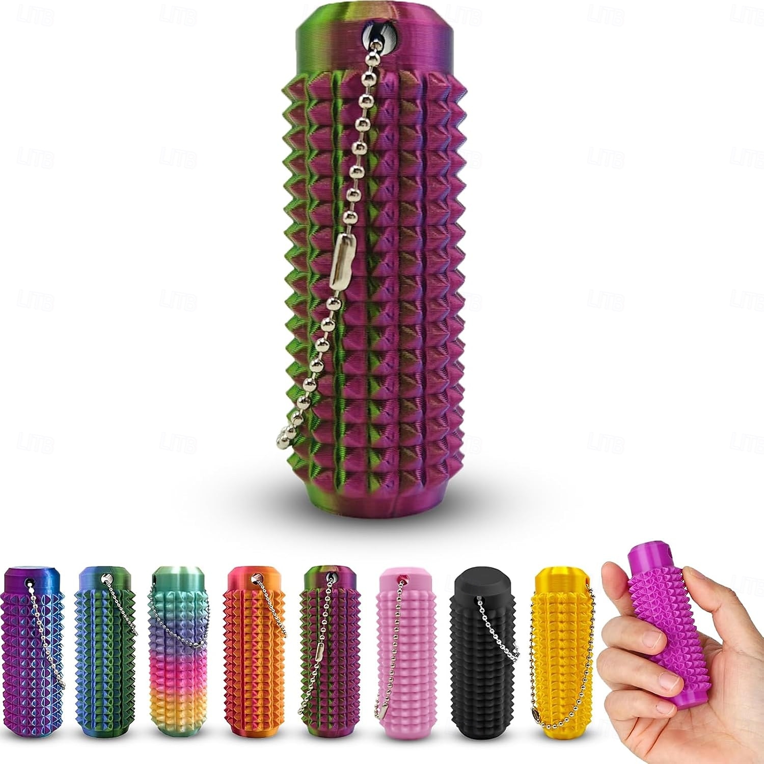 3D nyomtatott kis ouchies fájdalomcsillapító fidget kulcstartó, szorongásoldó fájdalomcsillapító bumpy fidget fájdalomcsillapító fidget játékok újdonság ajándékok barátoknak 2025 - $6.99 –P8