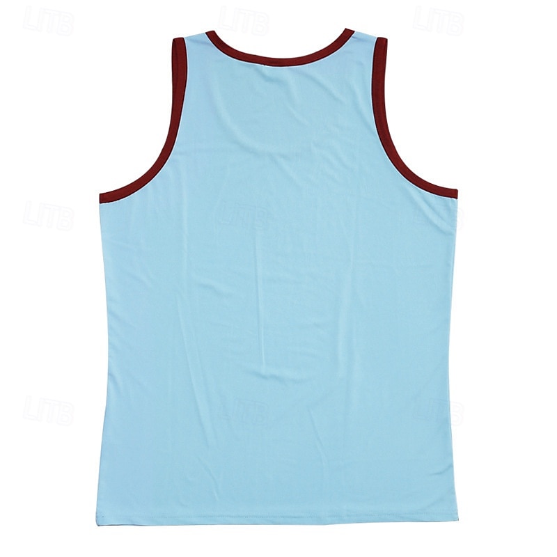 Herr Linne Undertröjor Ärmlös tröja Ärmlös Rund hals Sommar Bokstav Mode Designer Grundläggande Lappverk Semester Gata Utekväll Svart Vit Rubinrött Topp t-shirt för män 2025 - $16.99 –P19