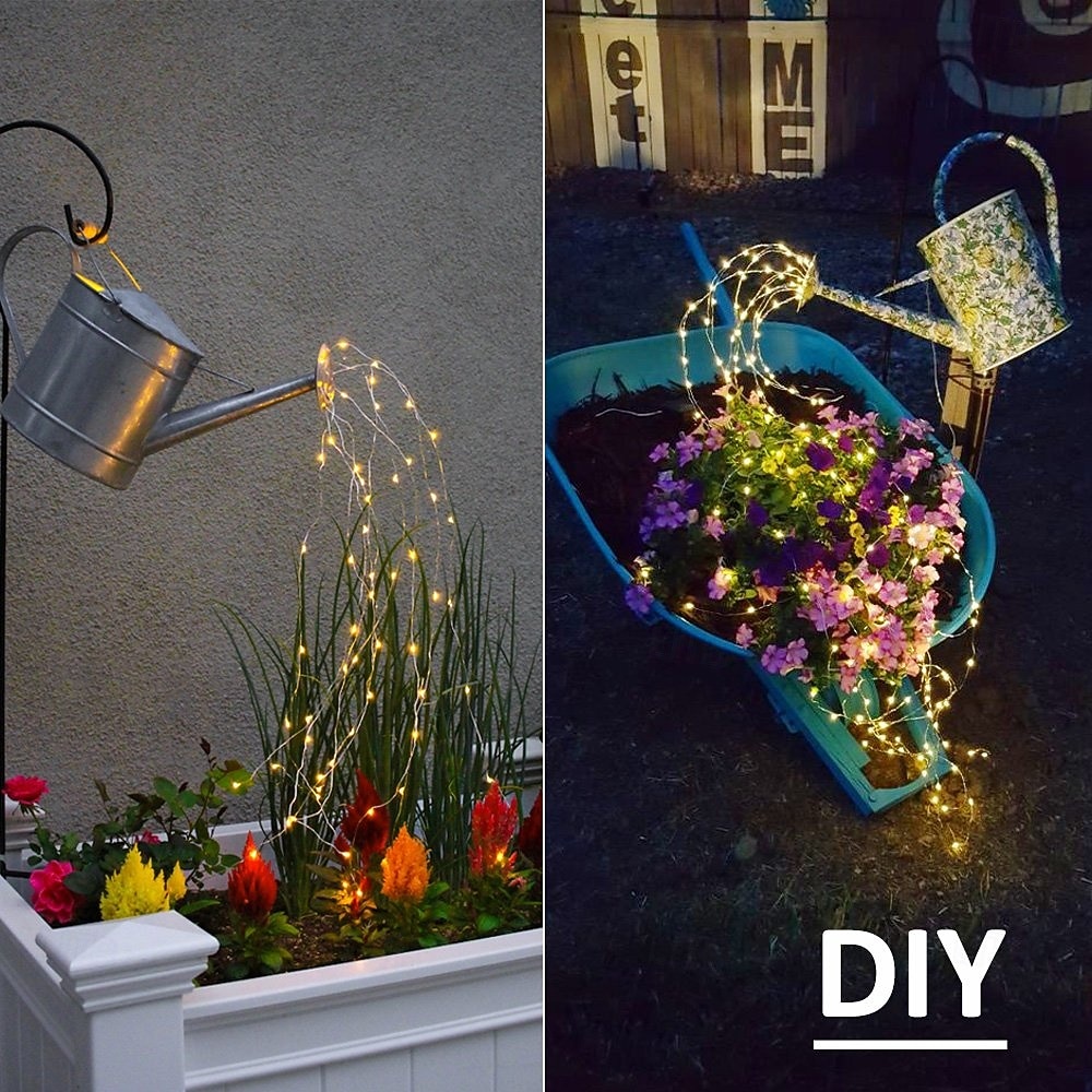 1 Pc Outdoor Waterproof Solar Copper Wire Light String Stream Light Waterfall Light 2M-200 LED Beams Courtyard Garden Lawn Wedding Festival Indoor and Outdoor Atmosphere Decoration Light for Halloween 2026 - $17.99 –P3