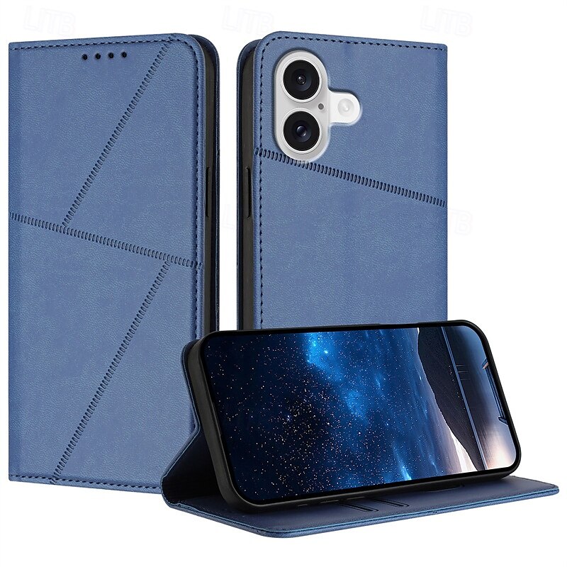 puhelin Etui Käyttötarkoitus Apple AirTag iPhone 16 Pro iPhone 16 Pro Max iPhone 15 Pro Max Plus iPhone 14 13 12 Pro Max Plus iPhone 13 12 11 Pro Max Lompakkokorttikotelo Läppäkotelo Iskunkestävä 2025 - $17.99 –P2