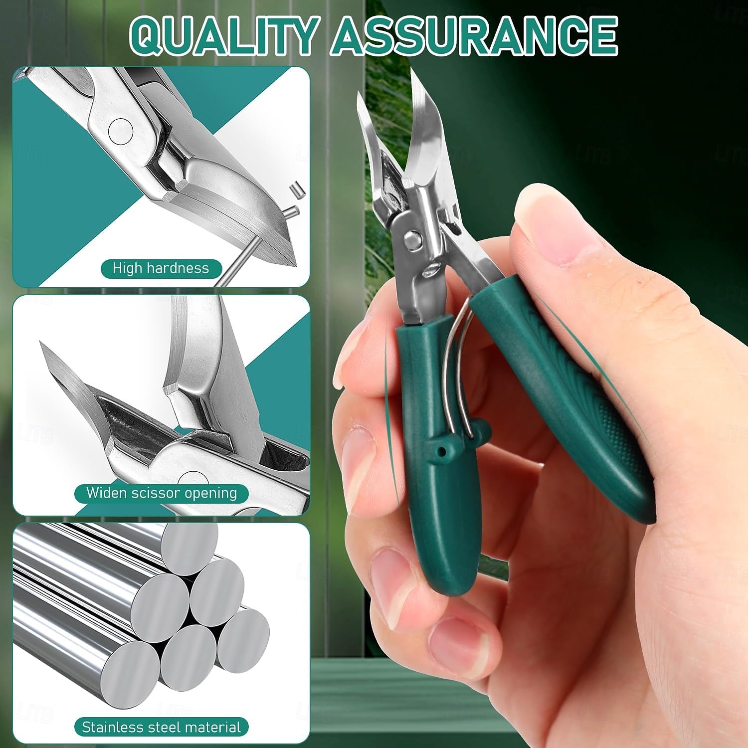 Coupe-ongles biseauté en forme de bec d'aigle, coupe-ongles incliné anti-éclaboussures à large ouverture et à long manche, trois ensembles de coupe-ongles biseautés en forme de bec d'aigle, pour de 2025 ? $9.99 –P2