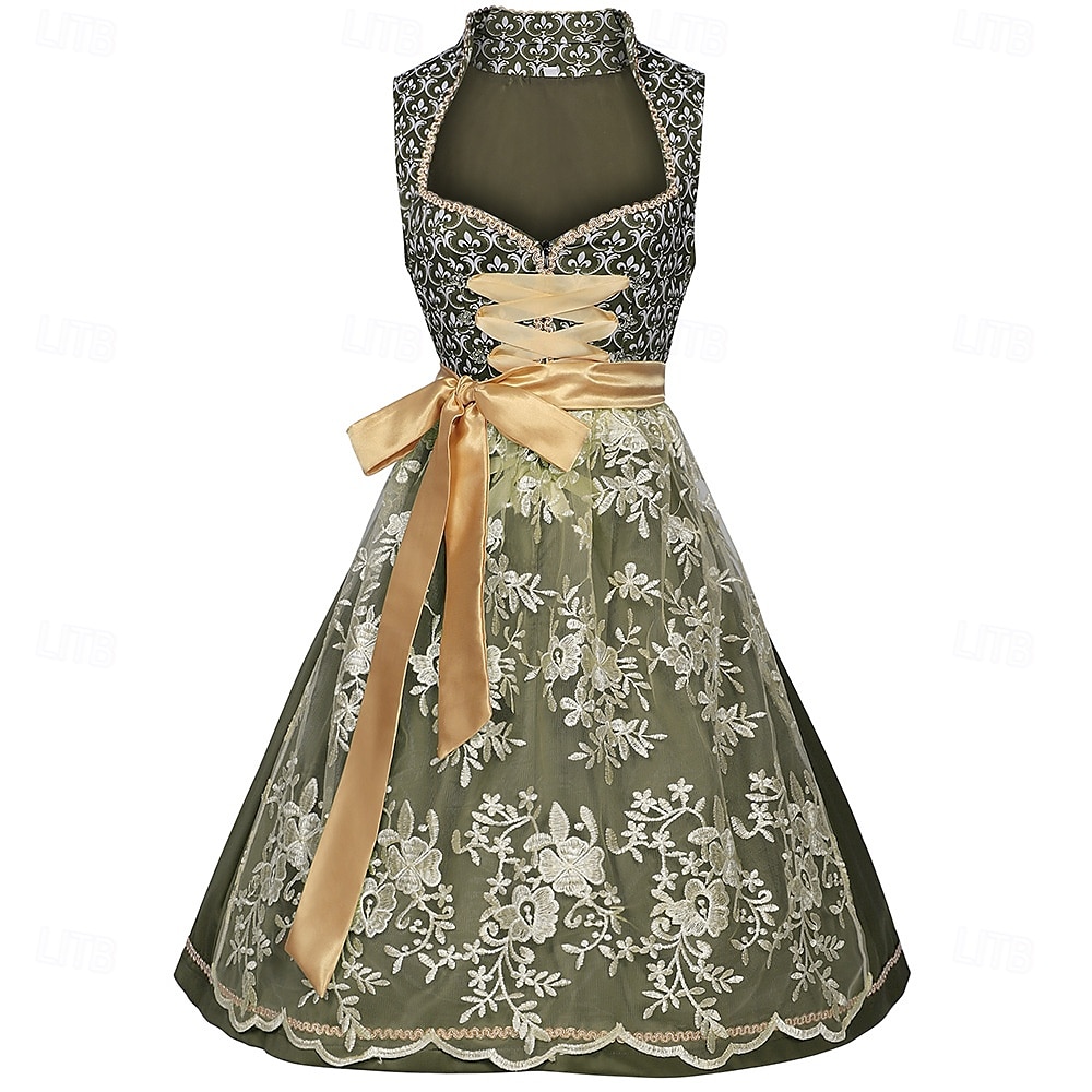 Oktoberfest Dress Maid Bavarian Wiesn Women's Party Beer Festival Traditional Style Cloth Without Blouse 2025 - $62.99 –P3