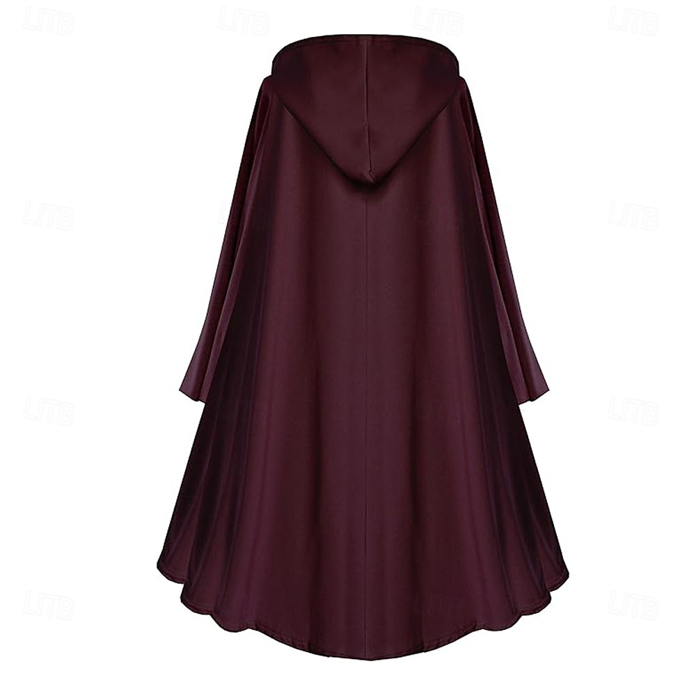 Retro Antiguo Medieval siglo 17 Capa Doctor de plaga Mujer Víspera de Todos los Santos Mascarada Rendimiento Fiesta Adultos Capa 2025 - $41.99 –P3