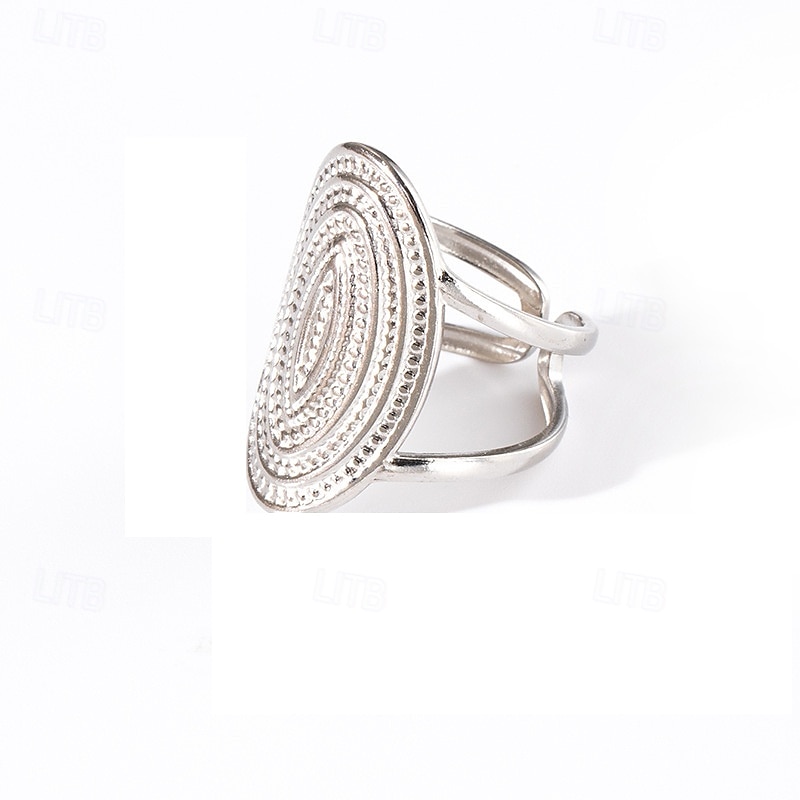 Bague / Anneaux For Femmes Quotidien Fête Date Acier de 2025 ? $14.49 –P8