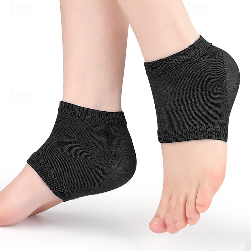 3 paia di calzini idratanti in gel per talloni da donna e da uomo, calzini protettivi in silicone per la notte per talloni secchi e screpolati, calzini da notte invisibili per la cura dei talloni del 2025 a $10.99 –P6