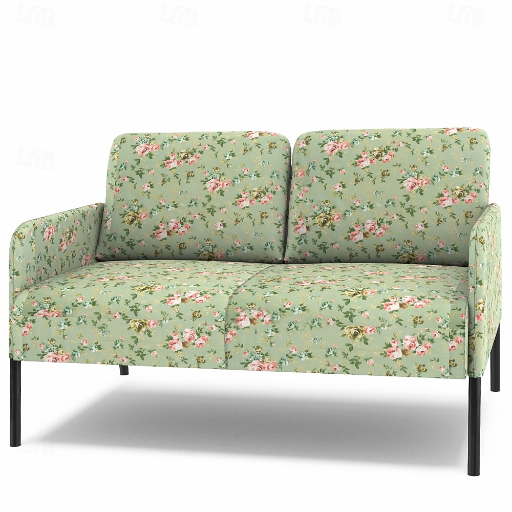 Sofföverdrag i 100 % bomull, lämpligt för Glostad-soffa, blommiga växter, vadderade överdrag 2025 - $140.99 –P10
