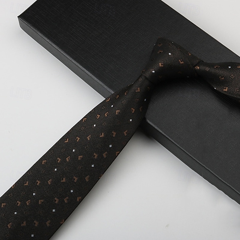 Per uomo Cravatte Moda Affari Jacquard Motivo Ricevimento di matrimonio Abbigliamento quotidiano del 2025 a $5.99 –P2