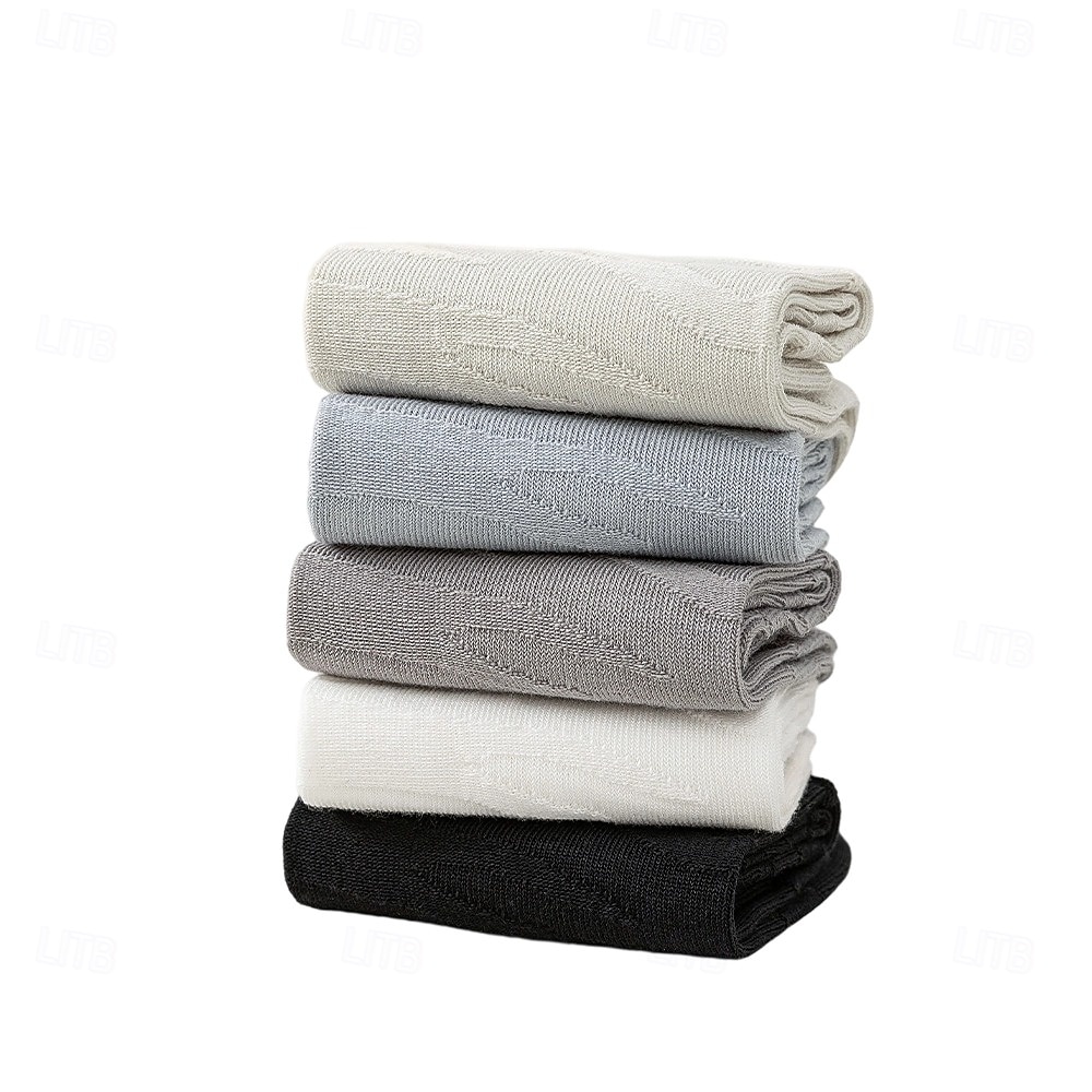 Men 1 Pair Socks Black White Color Plain School Formal Outdoor Plain Thin Summer Daily Casual 2026 - $4.49 –P3