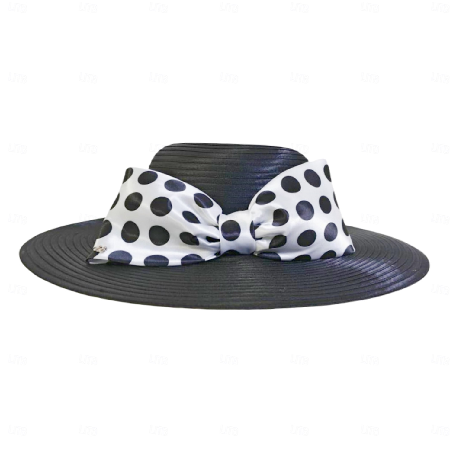 Cappelli Fibra Bombetta / Cappello a cloche Cappello a secchiello Cappello di paglia Matrimonio Tè Elegante Matrimonio Con Fiocco Pois Copricapo Copricapo del 2025 a $49.99 –P13