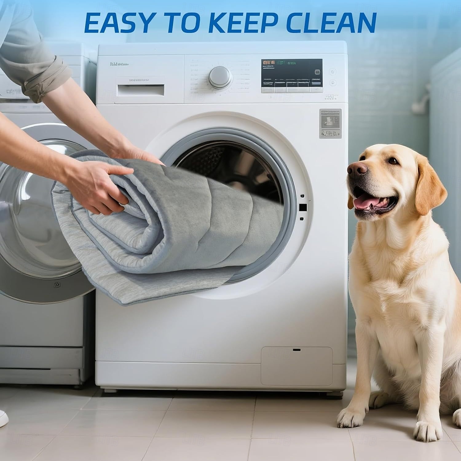 Tapis rafraîchissant pour chien - lit rafraîchissant instantané pour chien &chats non toxiques &tapis rafraîchissant antidérapant lavable en machine pour l'intérieur &utilisation en voyage de 2025 ? $36.99 –P3