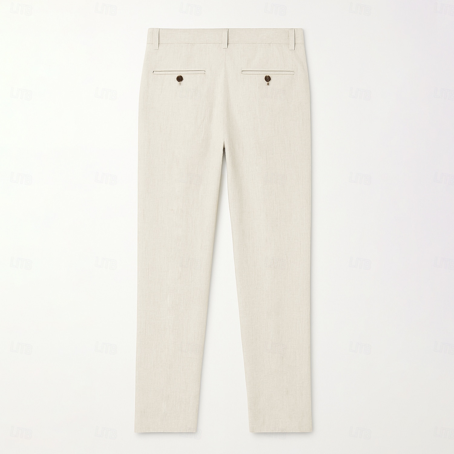 Herre Linbukser Helfarge Pustende Full lengde Formell Bryllup utendørs Elegant Ferie Svart Navyblå Mikroelastisk 2025 - $45.99 –P4