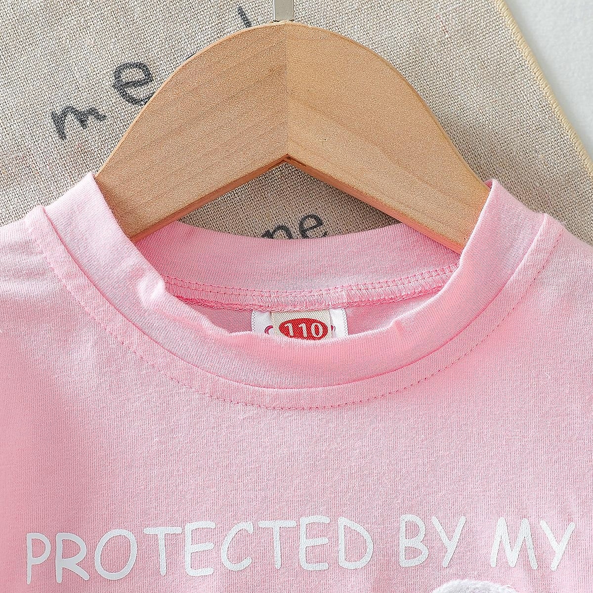 Mädchen 3D Buchstabe T-Shirt & Shorts Sommer Mode Kleinkind Ab 4 Jahren 2026 - $22.99 –P3