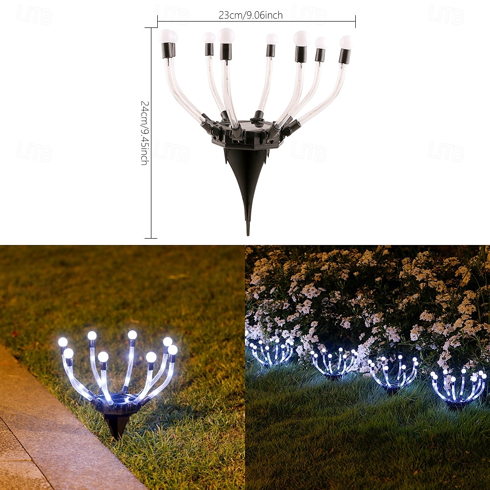 1pc solaire luciole chemin lumières souterrain lumière extérieure cour chemin cour jardin camping paysage décoratif paysage lumière de 2025 ? $16.49 –P8