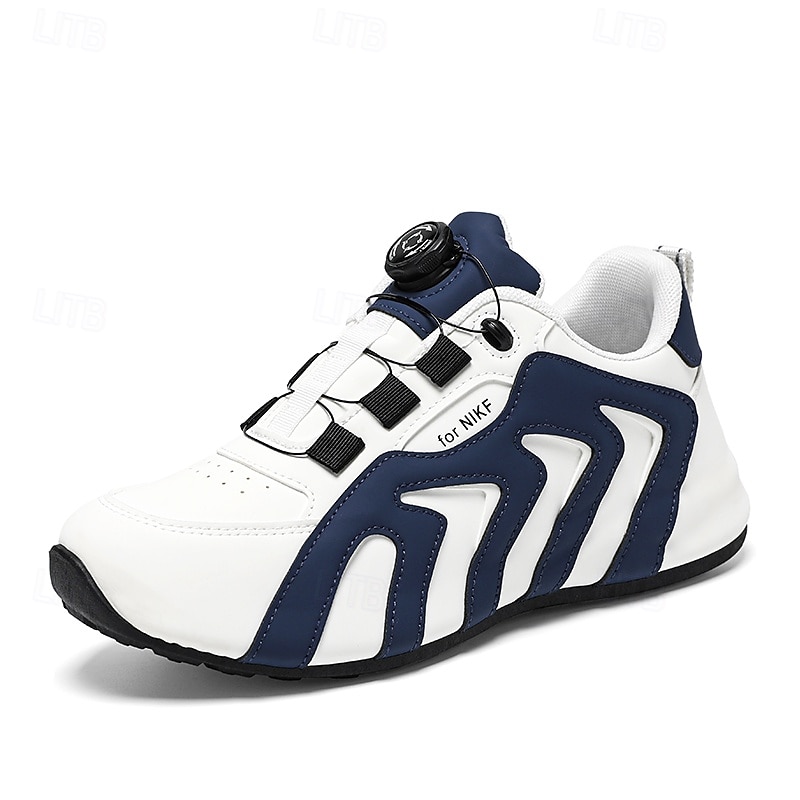 Zapatillas deportivas blancas y rojas para hombre con cierre boa: de alto rendimiento, elegantes, ideales para correr, gimnasio y ropa informal. 2026 - $42.99 –P2