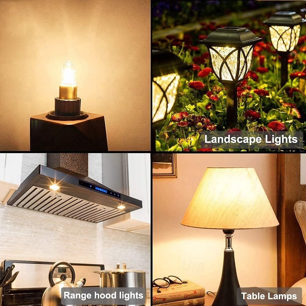 Галогенные лампочки g9 230 В 40 Вт тип t4 с цоколем 2 штыря для микроволновой печи вытяжки лампочки для ванной комнаты люстры с регулируемой яркостью теплый белый 10 шт. 2025 - $13.49 –P5