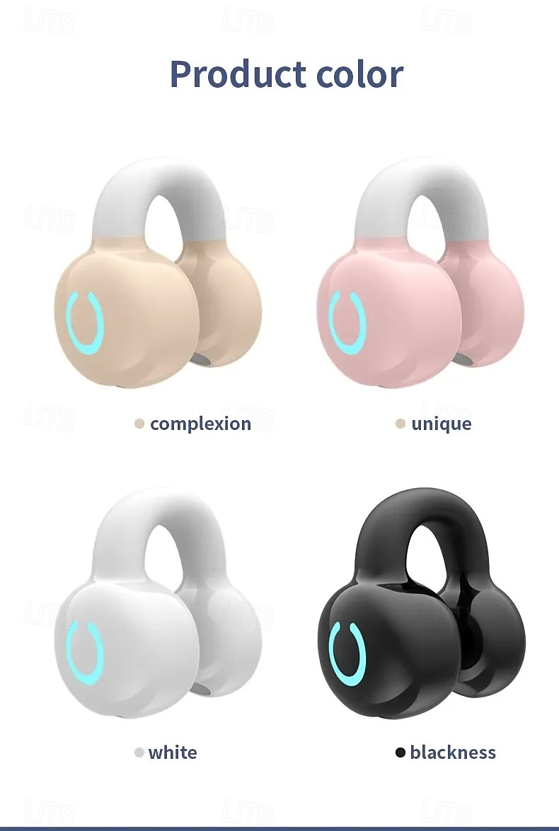 YX09 Open-Ear Wireless Earbuds Bluetooth 5.3 – Ultra-Light Clip-On Headphones with Mic, Low Latency, Waterproof, for Running, Gaming, Phone Calls 2025 - $22.99 –P14