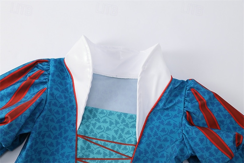 Sněhově bílá Pohádkové Princeznovské Květinové šaty Téma Party Kostým Tylové šaty cosplay Filmové kostýmy for Dívčí Dětské Karneval Plesová maškaráda Párty 2025 - $40.64 –P13