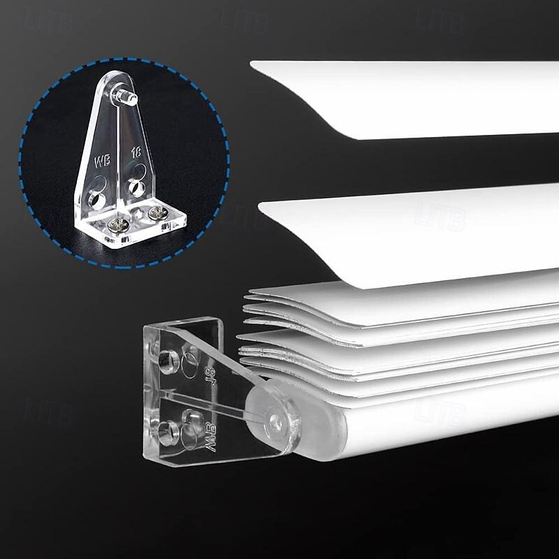 12 Pieces 1 Inch Hold Down Brackets Clear Plastic Hooks Blind Holder Replacements for 1 Inch Mini Horizontal Blinds Shades Windows Doors 2025 - $9.49 –P3