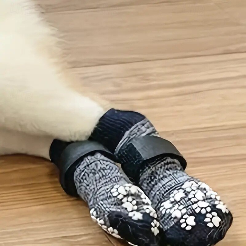 Anti-Rutsch-Hundesocken, um das Lecken der Pfoten zu verhindern. Hundeschuhe für heiße Straßen. Hundestiefel für kleine, mittelgroße und große ältere Hunde. Traktionskontrollstiefel. &Pfotenschutz für 2025 - $15.49 –P2