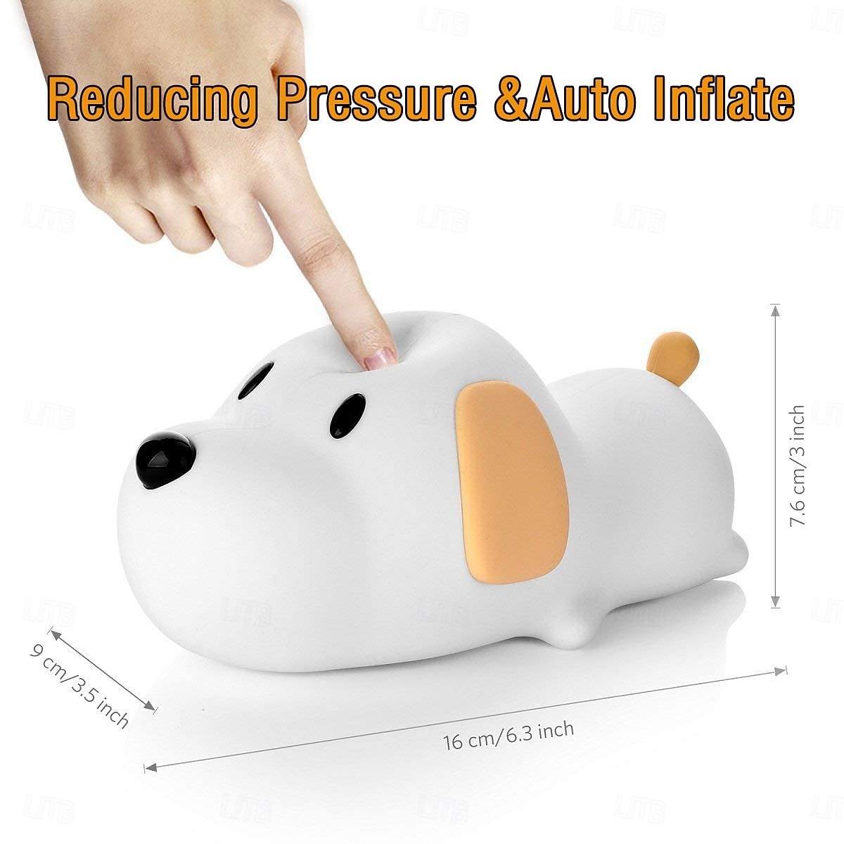Cute Animal Night Light LED Silicone Squishy Animal Lamp for Kids Ideal Nightlight for Nursery  for Boys and Girls  Fun Room Decor  Soft and Safe Breastfeeding Light (Panda/Capybara/Dog/Duck/Dinosaur) 2026 - $17.99 –P12