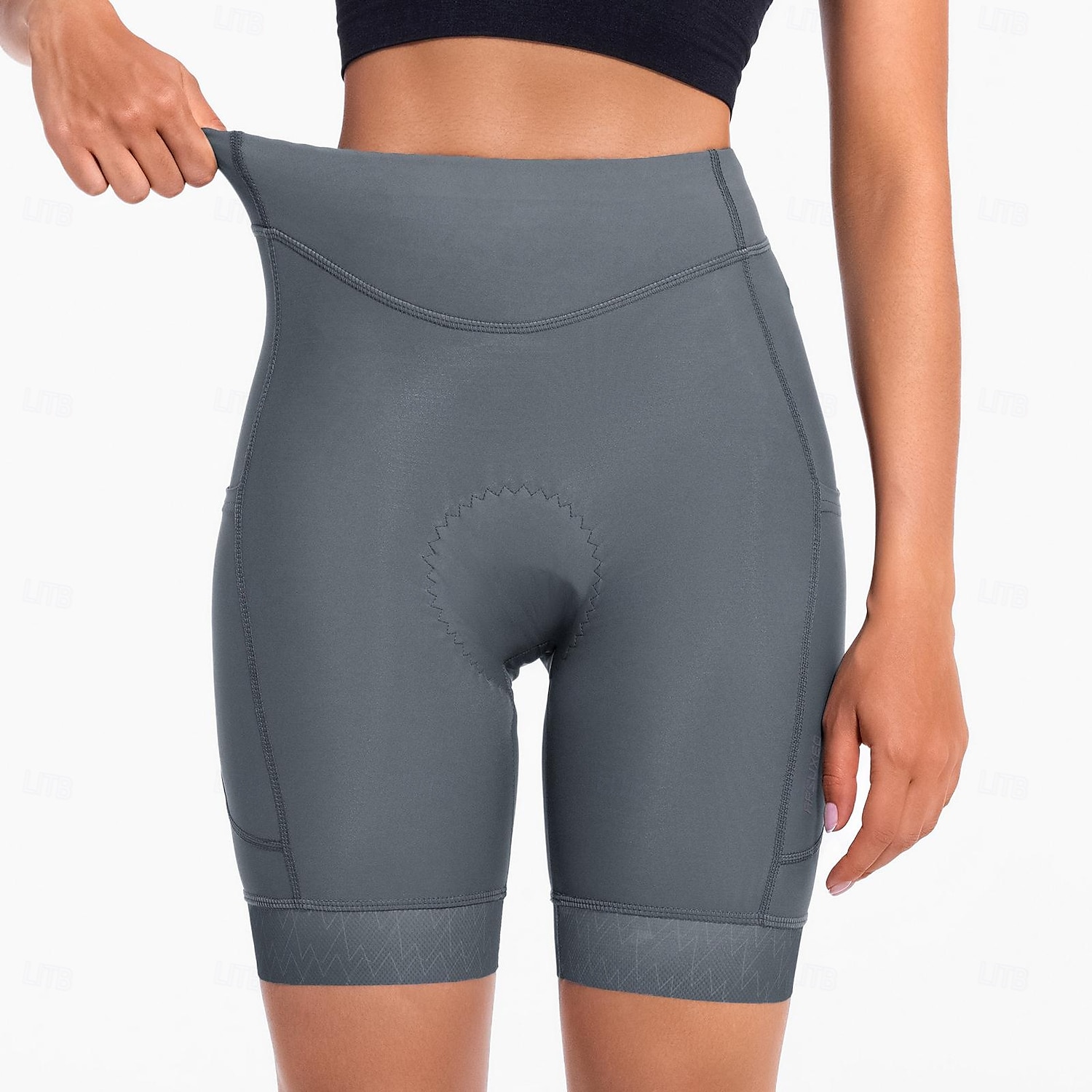 Arsuxeo Dam Ensfärgat Cykelvägshorts Undershorts till cykling Cykelbyxor Cykel Shorts Trikåer Formpassad Bergscykling Vägcykling sporter Svettavvisande Bekväm Skyddande Elastisk Svart Mörkblå Kläder 2025 - $30.99 –P14