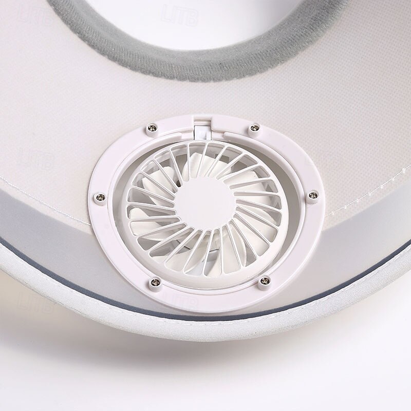 chapéu de ventilador, viseiras de sol, chapéu com ventilador, chapéu de sol de grande área com ventilador de resfriamento de 2 velocidades, proteção solar de 2025 por $41.99 –P1