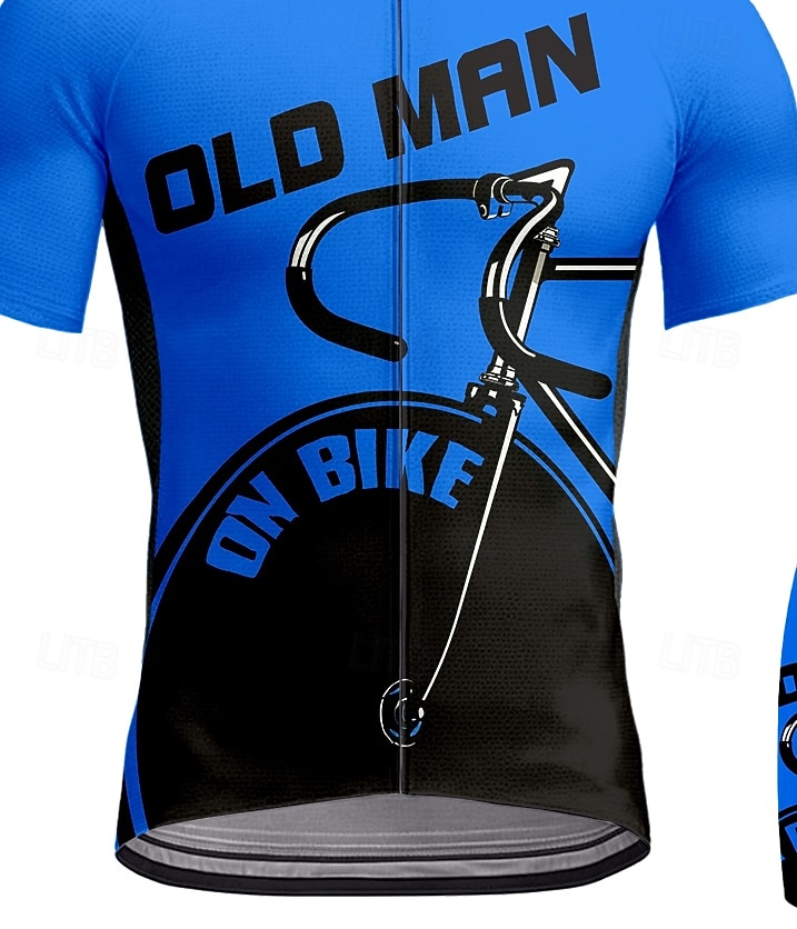 בגדי ריקוד גברים חולצת ג'רסי ומכנס קצר ביב לרכיבה שרוולים קצרים קיץ צהוב אודם כחול ים גראפי גיאומטרי אופניים קרם הגנה עמידות UV 3D לוח ייבוש מהיר כיס אחורי ספורט ביגוד 2026 - $49.99 –P3