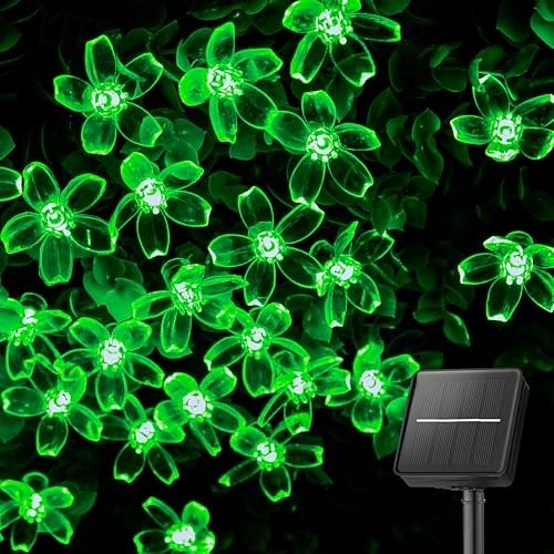 1 st. buitenzonne kersenbloesem lichtsnoer kampeertent binnenplaats tuin boom hek decoratieve verlichting bruiloft festival binnen en buiten decoratieve lichtsnoer 2026 - $15.99 –P13