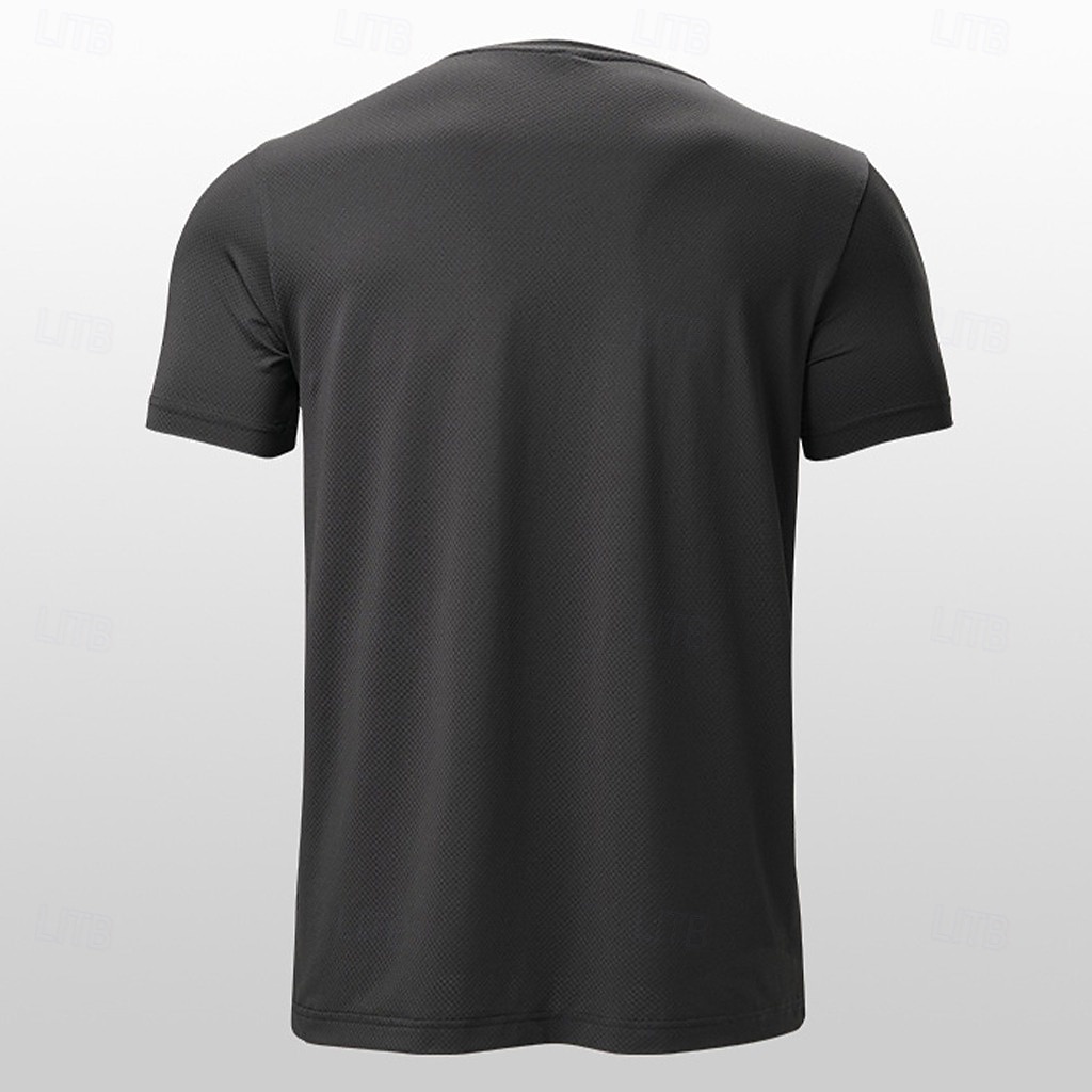 Bărbați Tricouri Cămașă cu mânecă scurtă Tee Top Manșon scurt Stil Nautic Primăvara & toamnă Toate Sezoanele Culoare solidă / simplă Modă Designer Atletic Uscare rapidă Vacanță Stradă Casual Negru 2025 - $11.49 –P6