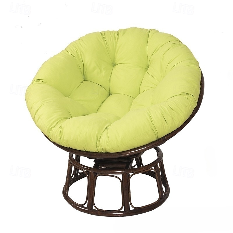 Coussin rond pour balcon, patio, jardin, extérieur ou intérieur, coussin de chaise suspendu, coussin de remplacement pour chaise en forme d'œuf de 2025 ? $18.49 –P7