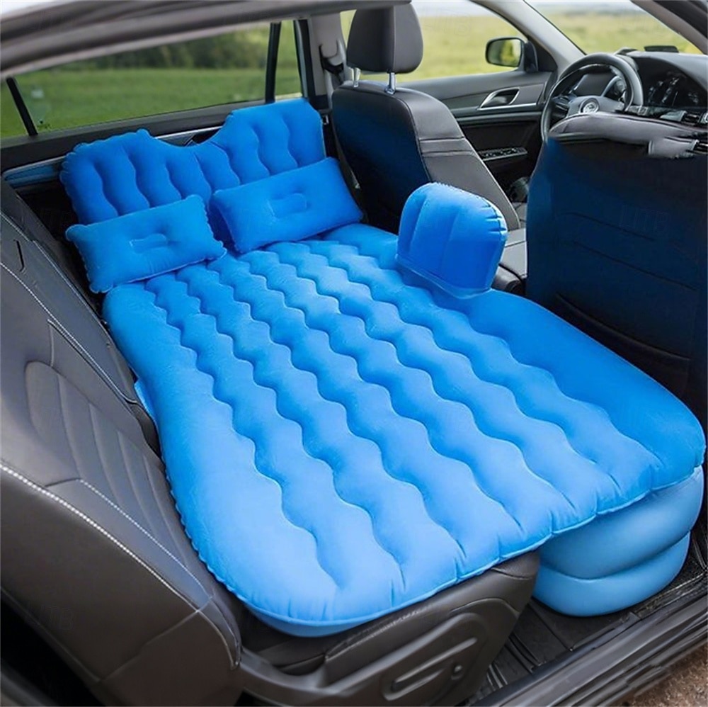 colchão de ar inflável para carro, assento traseiro, cama, colchão de ar inflável para carro com bomba, assento traseiro engrossado, cama de viagem para acampamento em viagem de 2025 por $88.99 –P7