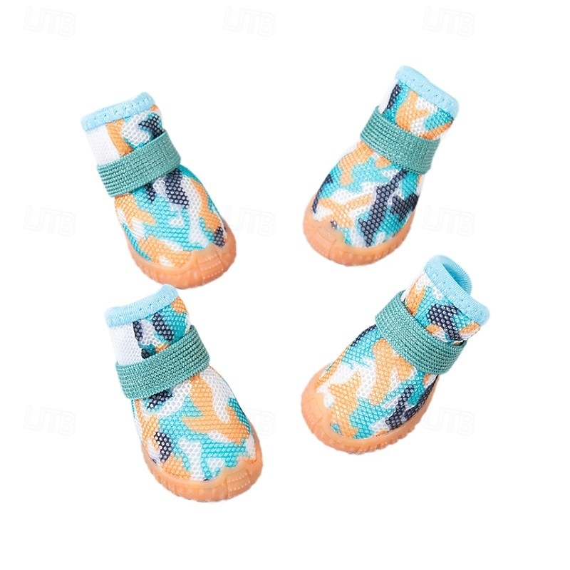 buty dla psów dużych małych średnich psów - oddychające buty dla psów na lato, gorący chodnik, ochraniacze na łapy do spacerów na świeżym powietrzu, zimowy śnieg, antypoślizgowe gumowe buty dla psów 2025 - $20.99 –P8