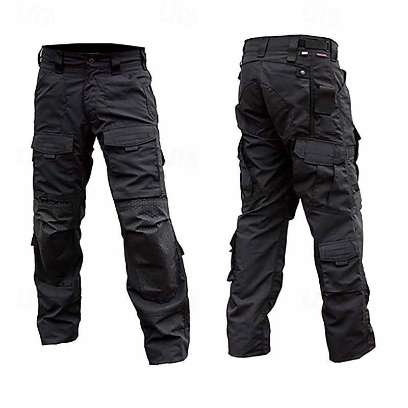 Men's Cargo Pants Tactical Pants Trousers Camo Pants Buttons Multi Pocket Plain Wearable Outdoor Daily Camping & Hiking Fashion Classic Black Army Green 2025 - $48.99 –P4