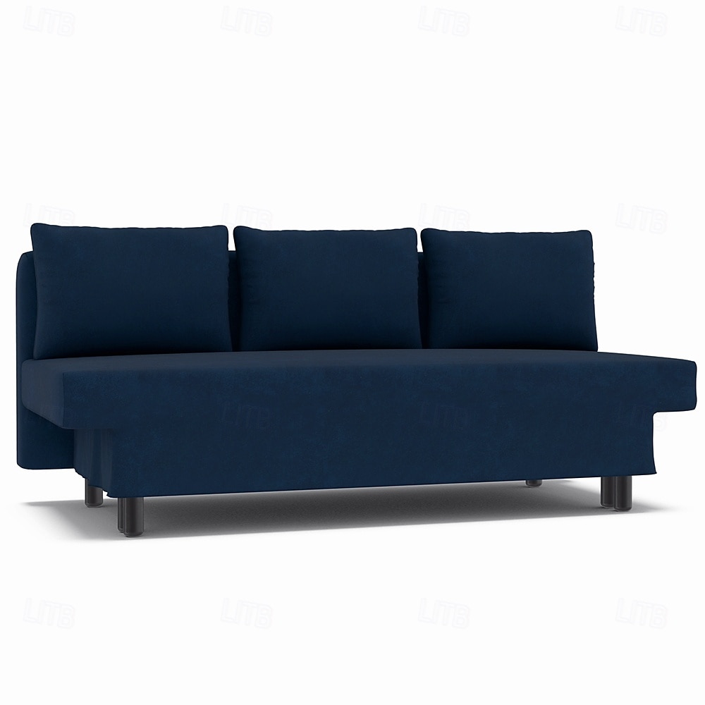 Sofa Cover Suitable For ÄLVDALEN Sofa Solid Color Quilted Velvet Slipcovers 2025 - $165.99 –P13