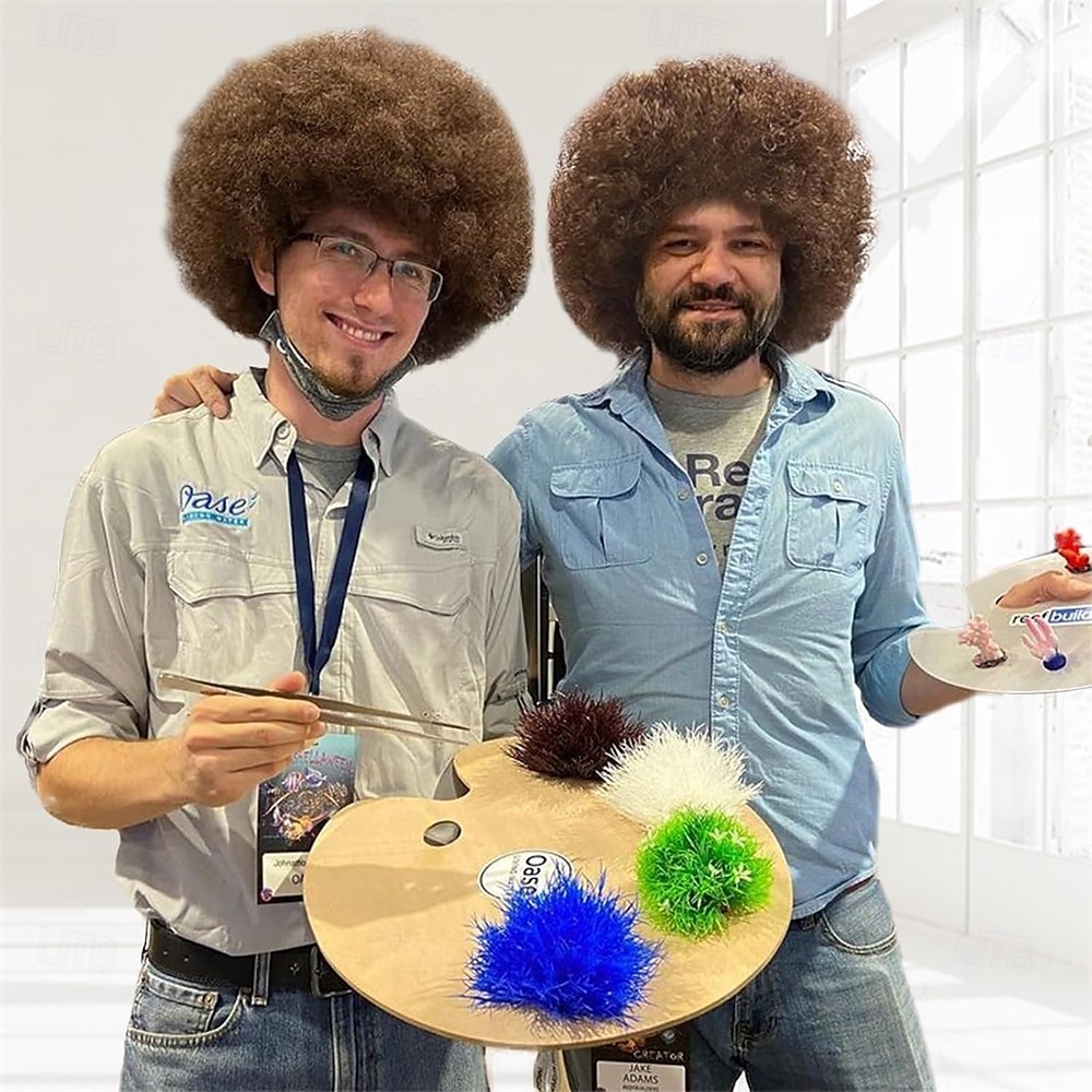 Parrucca afro da uomo per feste rocker disco anni '70, parrucca afro nera per uomini e donne, parrucche afro unisex per adulti, per uso quotidiano e per feste. del 2025 a $25.99 –P2