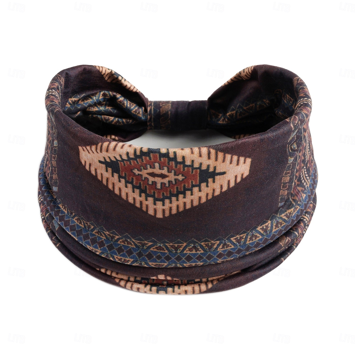 opaski boho damskie szerokie opaski turban elastyczne antypoślizgowe opaski do włosów trening joga chusty do włosów bieganie opaska na pot afrykańskie boho opaski na głowę modne akcesoria do włosów 2025 - $5.49 –P10